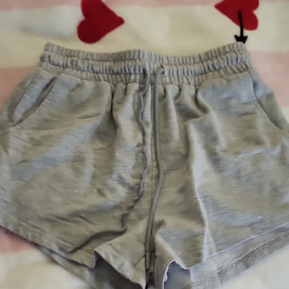 Women's Gray Casual Shorts